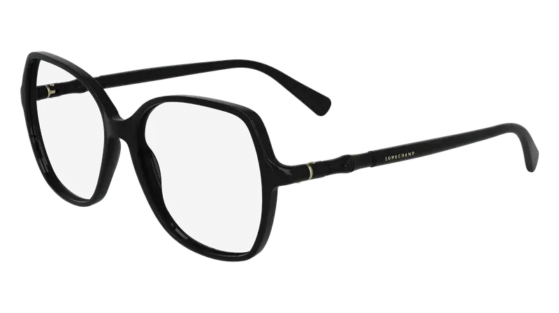 LONGCHAMP Donna LO2769 001 Montature da vista Bio-iniettato Nero  Rotonda Normale