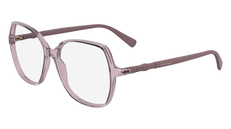 LONGCHAMP Donna LO2769 610 Montature da vista Bio-iniettato Rosa  Rotonda Normale