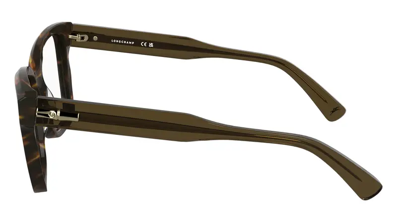 LONGCHAMP Donna LO2770 211 Montature da vista Acetato Marrone Squadrata Normale miniatura 2