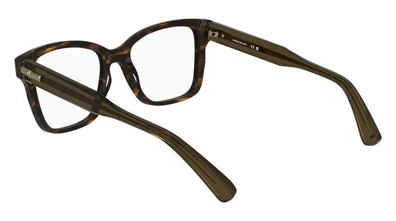 LONGCHAMP Donna LO2770 211 Montature da vista Acetato Marrone Squadrata Normale miniatura 3