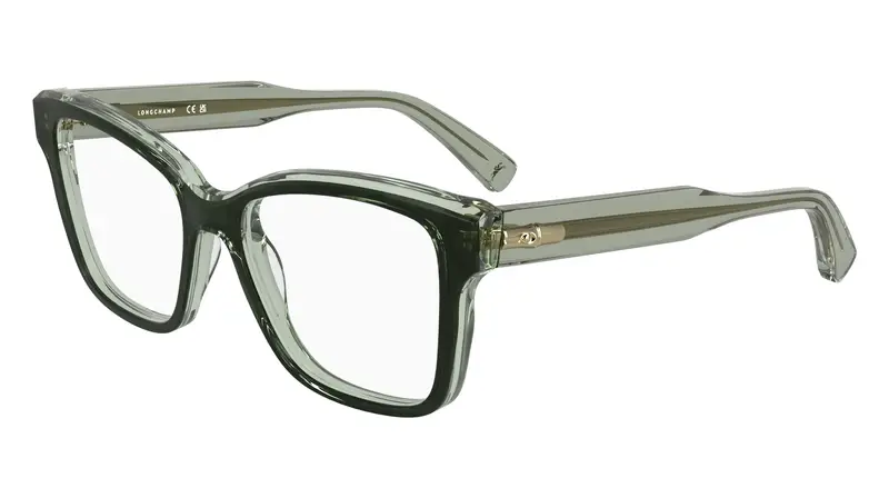 LONGCHAMP Donna LO2770 300 Montature da vista Acetato Verde  Squadrata Normale