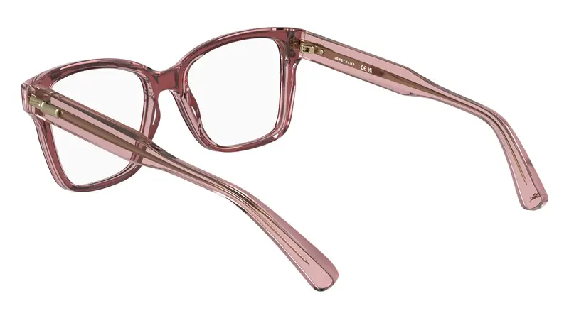 LONGCHAMP Donna LO2770 601 Montature da vista Acetato Bordeaux Squadrata Normale miniatura 3