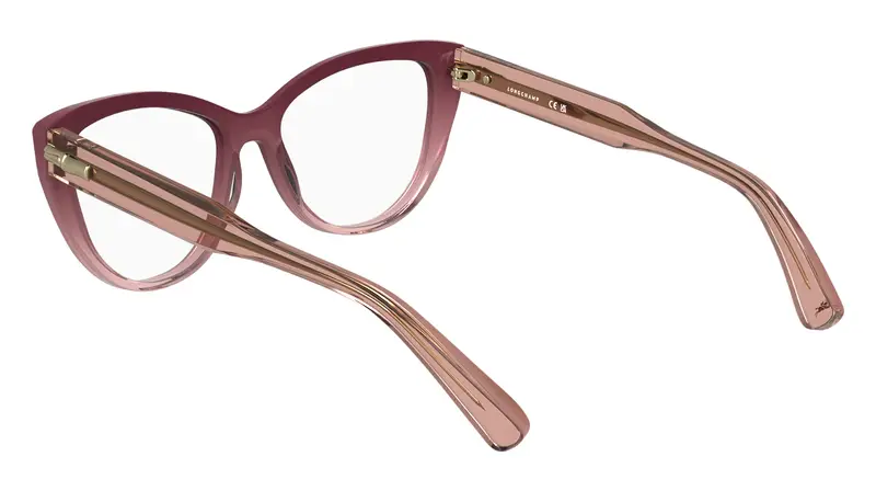 LONGCHAMP Donna LO2771 652 Montature da vista Acetato Cat Eye Normale miniatura 3