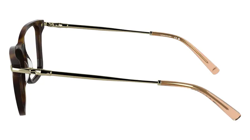 LONGCHAMP Donna LO2772 230 Montature da vista Acetato Havana Squadrata Normale miniatura 2