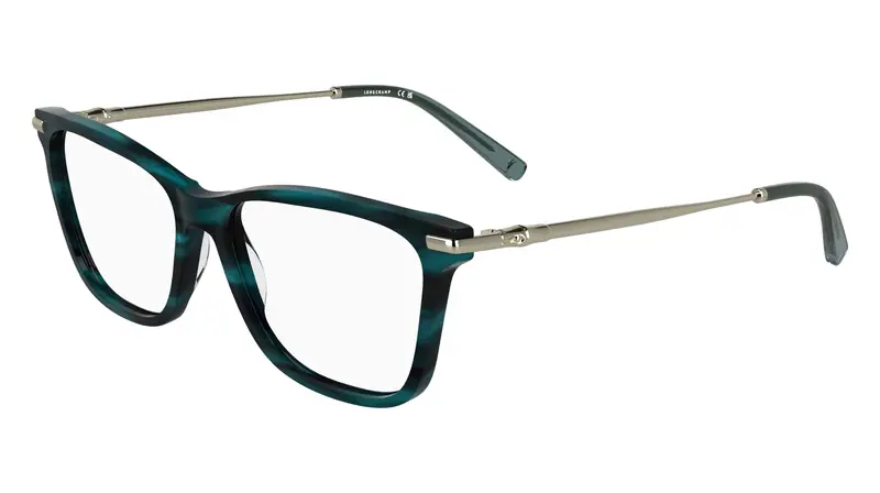 LONGCHAMP Donna LO2772 427 Montature da vista Acetato Petrolio  Squadrata Normale