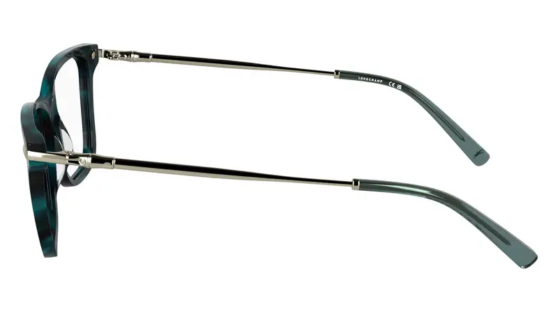 LONGCHAMP Donna LO2772 427 Montature da vista Acetato Petrolio Squadrata Normale miniatura 2