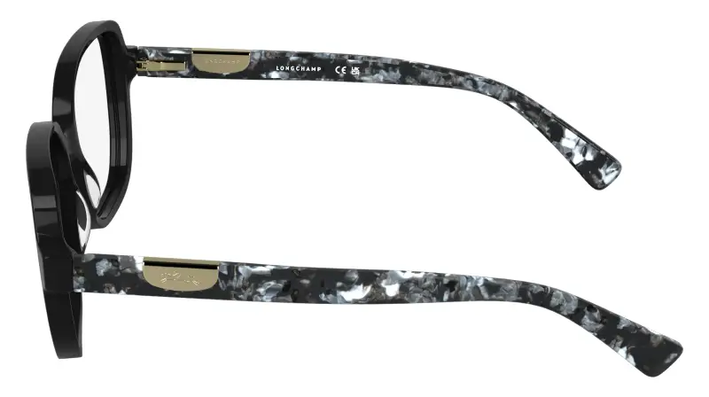 Donna LO2784 001 Montature da vista Acetato Nero Squadrata Normale miniatura 3