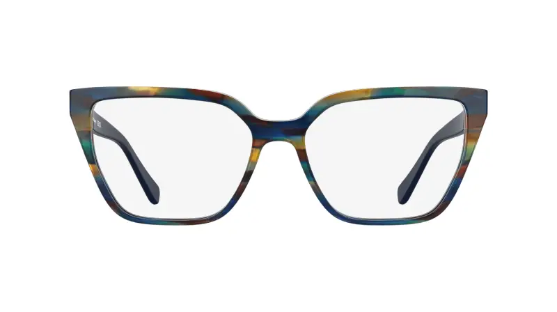 Donna LO2785 407 Montature da vista Acetato Blu Cat Eye Normale miniatura 2