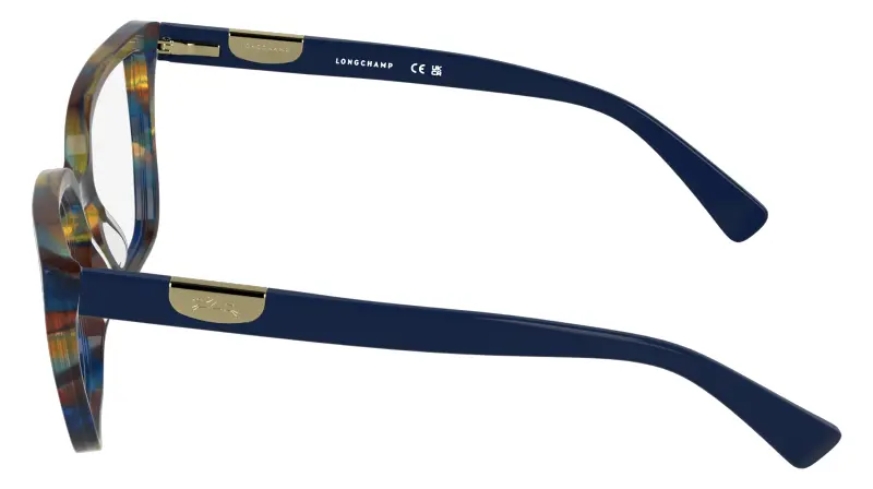 Donna LO2785 407 Montature da vista Acetato Blu Cat Eye Normale miniatura 3