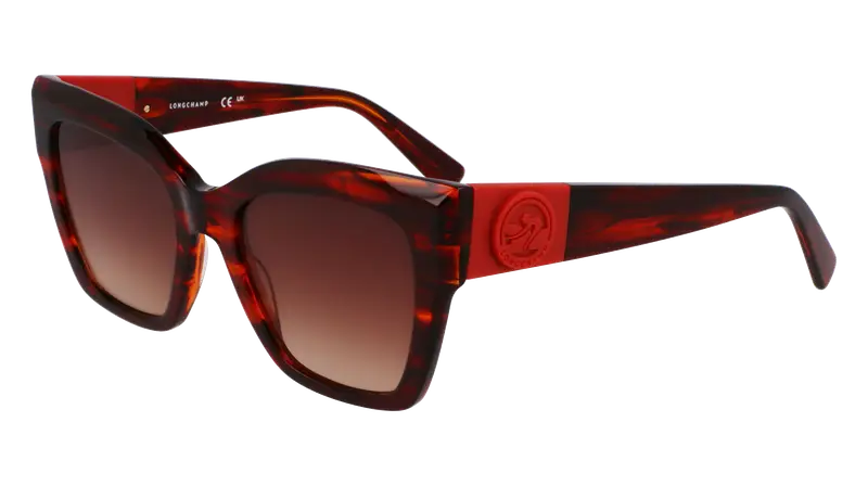 Longchamp Occhiali da sole Donna Rosso 885249