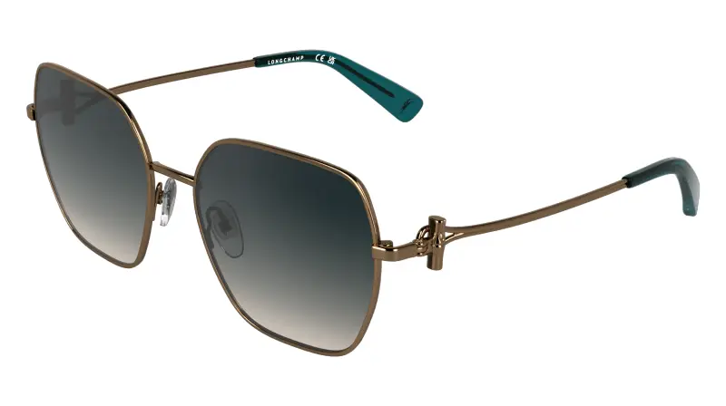 Donna LONGCHAMP LO190S 734 Occhiali da sole Metallo Squadrata Normale