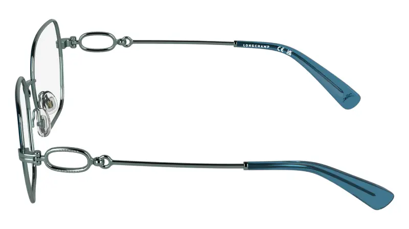Donna LONGCHAMP LO2184 400 Montature da vista Metallo Blu Squadrata Normale miniatura 3