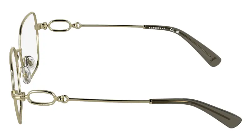 Donna LONGCHAMP LO2184 714 Montature da vista Metallo Oro Squadrata Normale miniatura 3