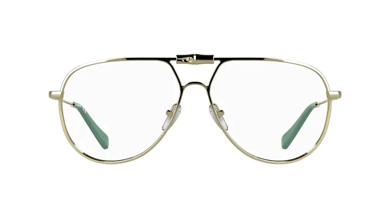 Donna LONGCHAMP LO2187 714 Montature da vista Metallo Oro Pilot Normale miniatura 2