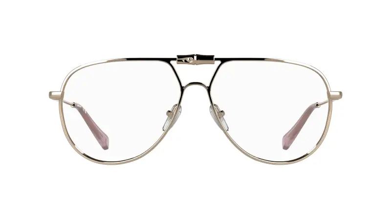 Donna LONGCHAMP LO2187 770 Montature da vista Metallo Oro Pilot Normale miniatura 2