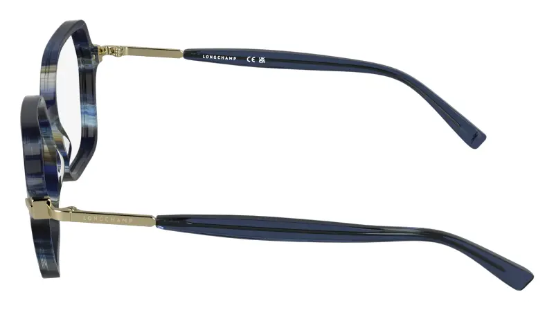 Donna LONGCHAMP LO2782 407 Montature da vista Acetato Blu Squadrata Normale miniatura 3