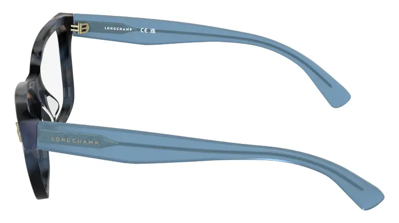 Donna LONGCHAMP LO2794 436 Montature da vista Acetato Blu Squadrata Normale miniatura 3