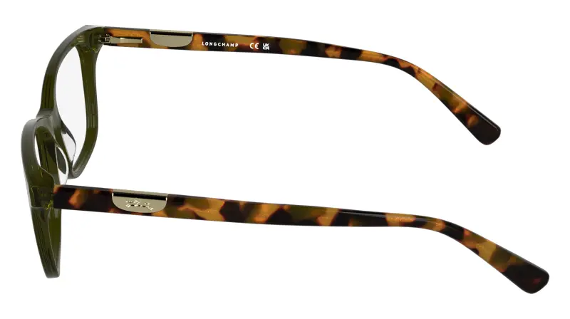 Donna LONGCHAMP LO2797 319 Montature da vista Acetato Verde Squadrata Normale miniatura 3