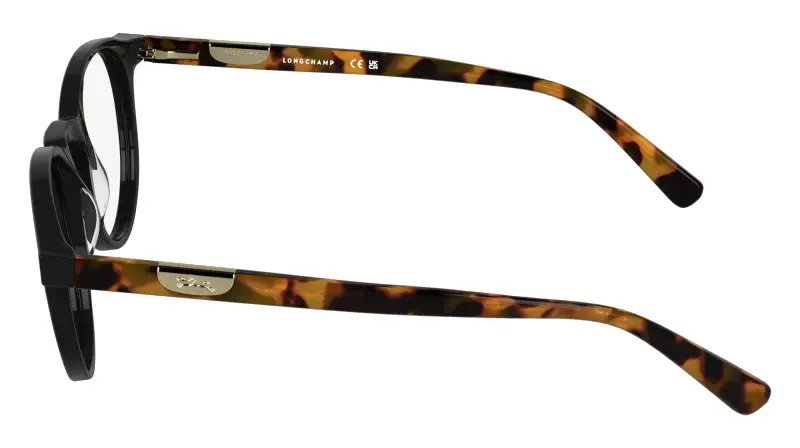 Donna LONGCHAMP LO2798 001 Montature da vista Acetato Nero Geometrica Normale miniatura 3