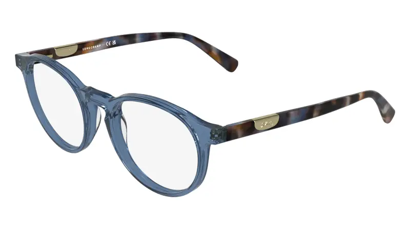 Donna LONGCHAMP LO2798 404 Montature da vista Acetato Blu Geometrica Normale