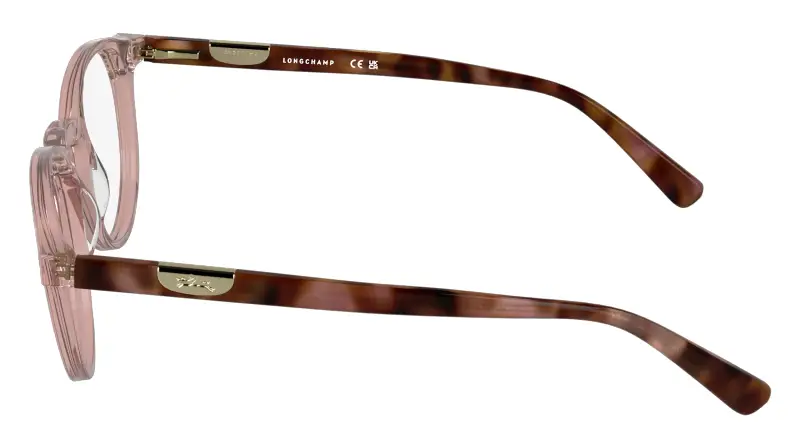 Donna LONGCHAMP LO2798 610 Montature da vista Acetato Rosa Geometrica Normale miniatura 3