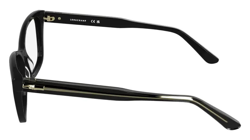 Donna LONGCHAMP LO2799 001 Montature da vista Acetato Nero Squadrata Normale miniatura 3