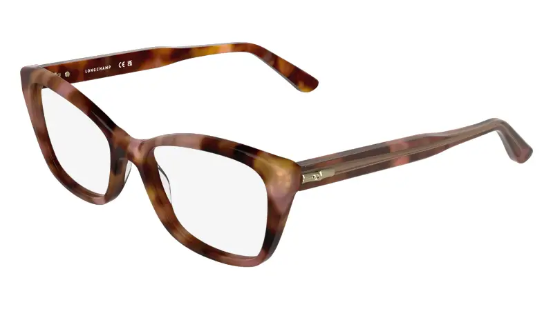 Donna LONGCHAMP LO2799 690 Montature da vista Acetato Havana Squadrata Normale