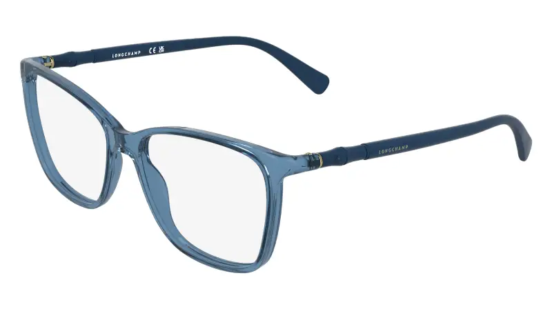 Donna LONGCHAMP LO2801 400 Montature da vista Bio-iniettato Blu Squadrata Normale