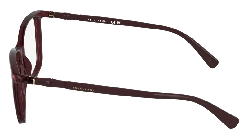 Donna LONGCHAMP LO2801 601 Montature da vista Bio-iniettato Bordeaux Squadrata Normale miniatura 3