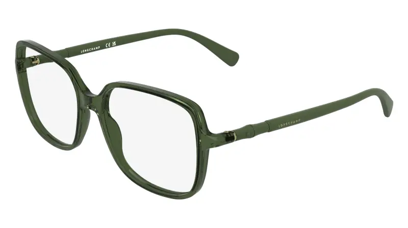 Donna LONGCHAMP LO2802 300 Montature da vista Bio-iniettato Verde Squadrata Normale