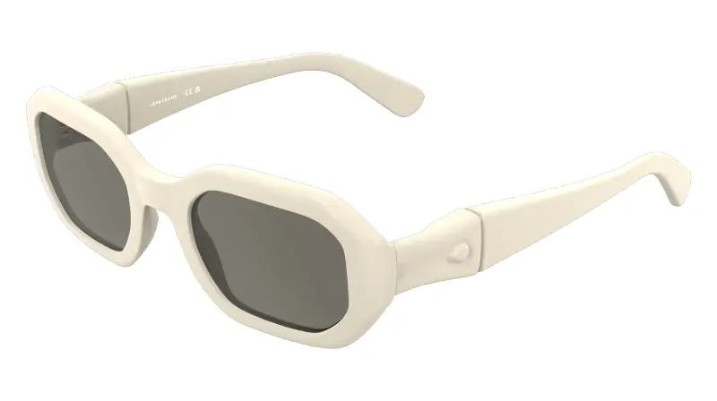 Donna LONGCHAMP LO794S 107 Occhiali da sole Bio-iniettato Avorio Squadrata Normale