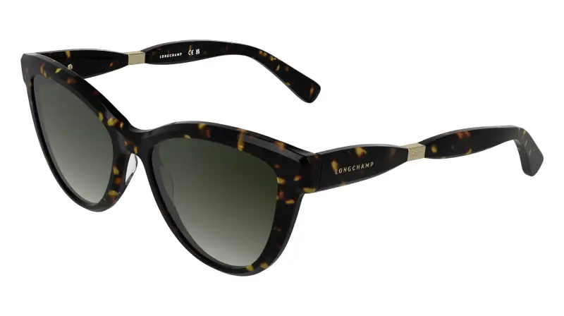 Donna LONGCHAMP LO804S 242 Occhiali da sole Acetato Havana Marrone Cat Eye Normale