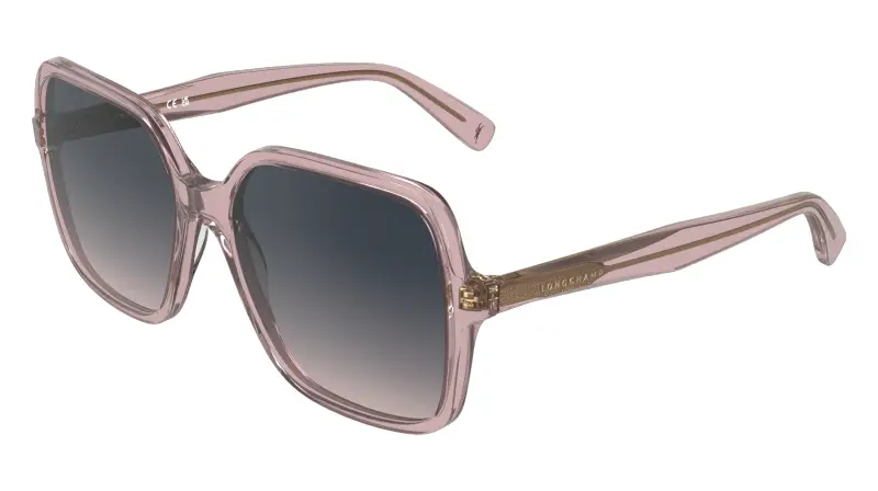 Donna LONGCHAMP LO808S 610 Occhiali da sole Acetato Rosa Rosa Squadrata Normale