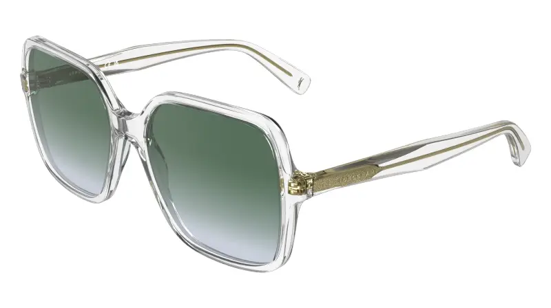 Donna LONGCHAMP LO808S 900 Occhiali da sole Acetato Verde Squadrata Normale