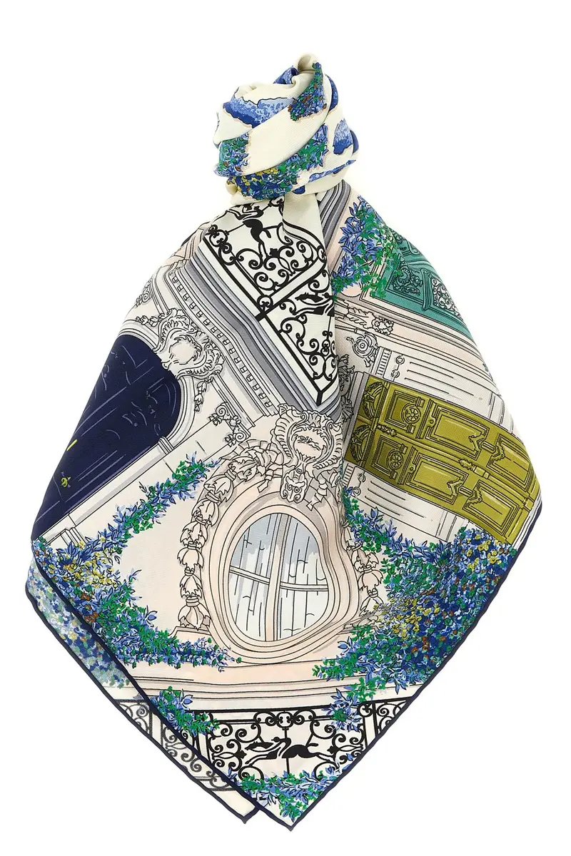 Foulard '90 Jardin Parisien' Multi