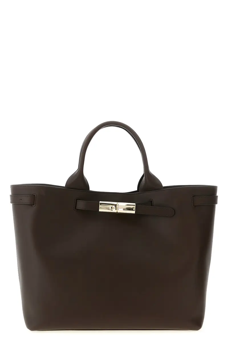 Longchamp Shopping Le Roseau Smart Marrone in pelle