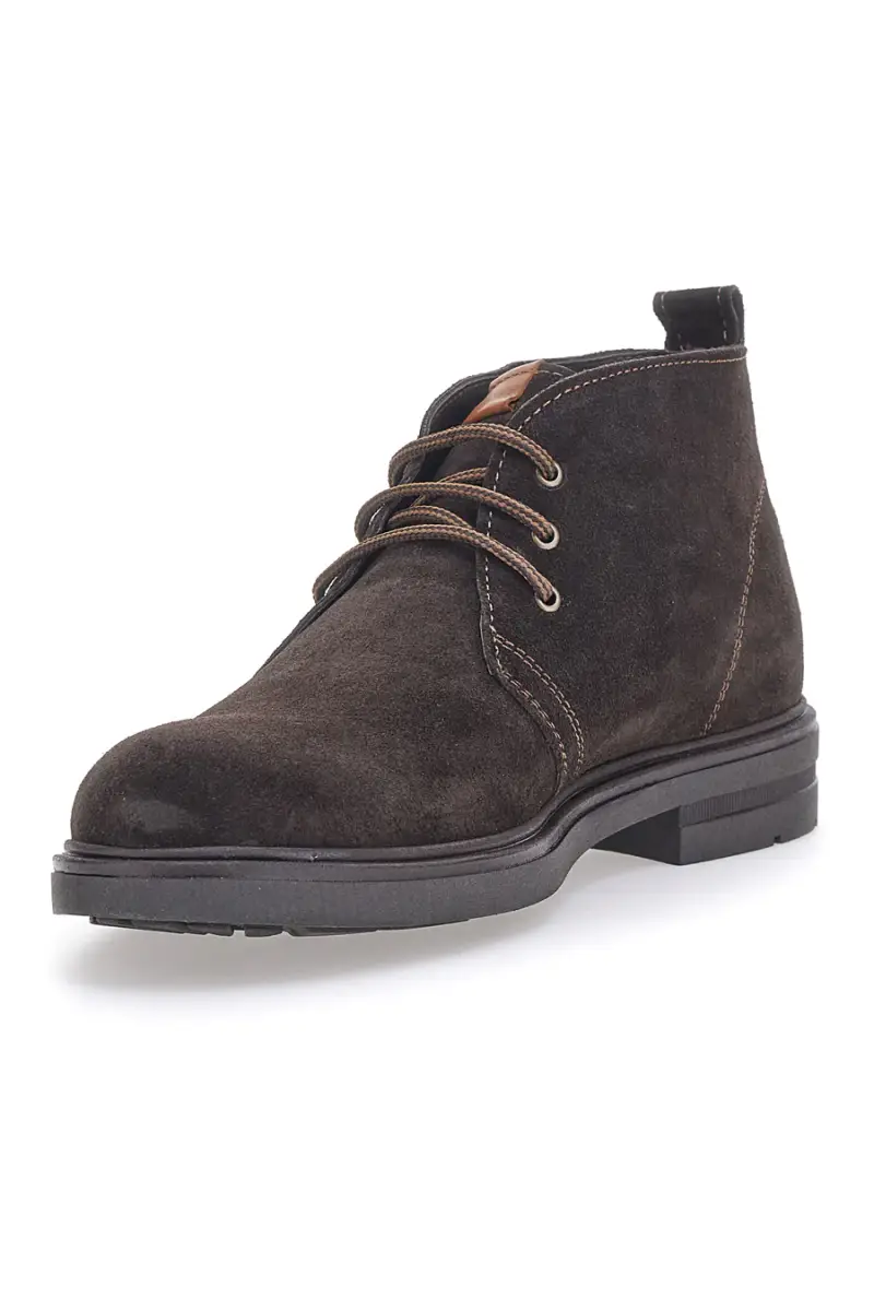 Polacchini Vera Pelle Marrone Longford 505 [TESTA DI MORO] miniatura 3