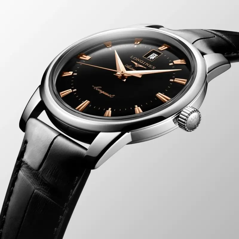 Orologio Longines Conquest Heritage Con Cassa In Acciaio miniatura 2