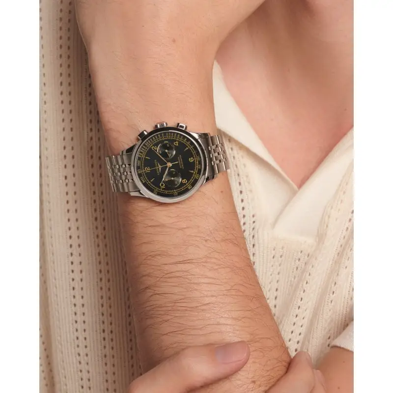 Orologio Record Chronograph - Acciaio - Longines miniatura 2