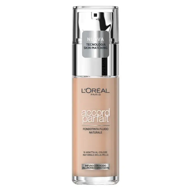 L'OREAL Accord Parfait Fondotinta Fluido Effetto Naturale 3.5.D Goldpeac miniatura 3