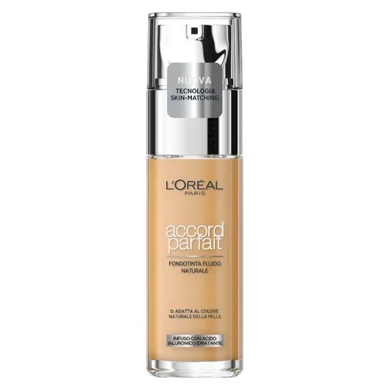 L'OREAL Accord Parfait Fondotinta Fluido Effetto Naturale 5.N Sand