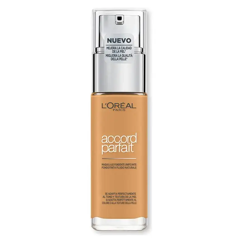 L'OREAL Accord Parfait Fondotinta Fluido Effetto Naturale 6.5N Desert