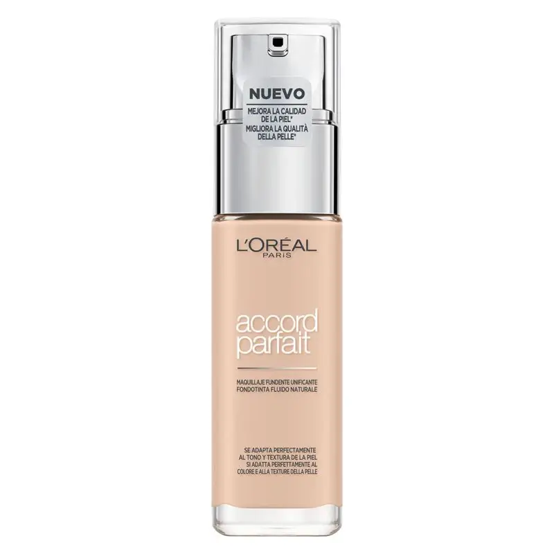 L'OREAL Accord Parfait Fondotinta Fluido Effetto Naturale 7.R / 7.C Ambre Rose miniatura 2