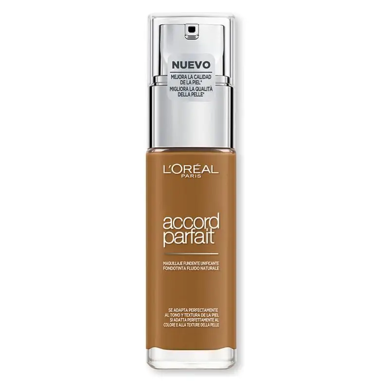 L'OREAL Accord Parfait Fondotinta Fluido Effetto Naturale 8N Cappuccino