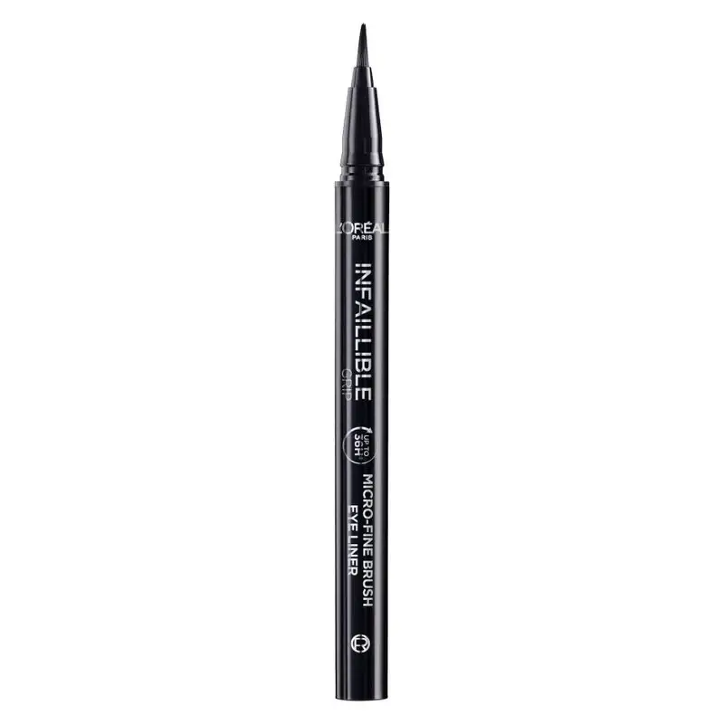 L'OREAL Infaillible Micro-Fine Brush Eye Liner 01 Obsidian miniatura 2