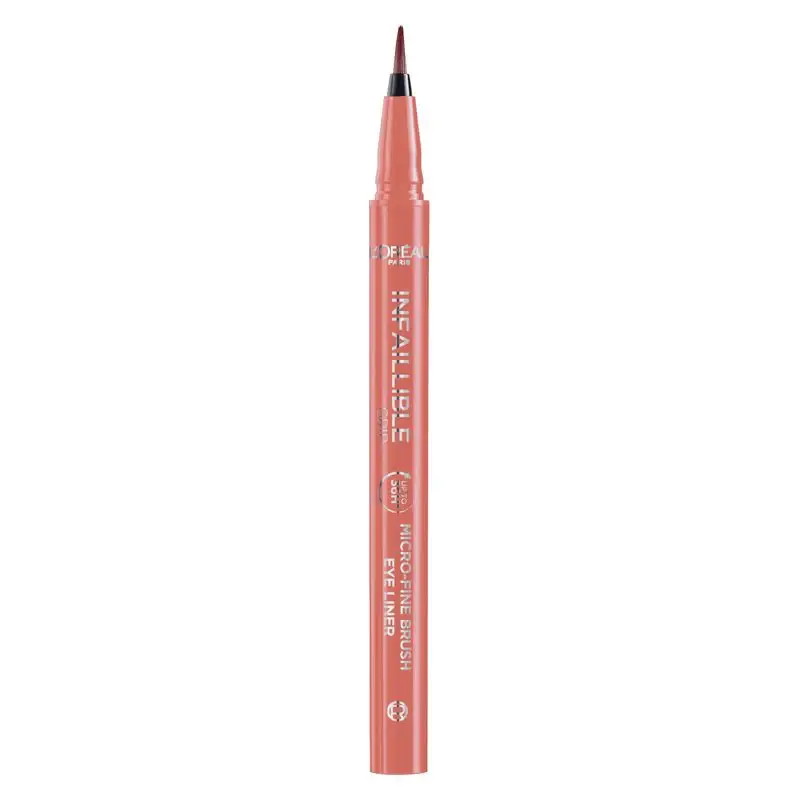 L'OREAL Infaillible Micro-Fine Brush Eye Liner 04 Dew Berry miniatura 3