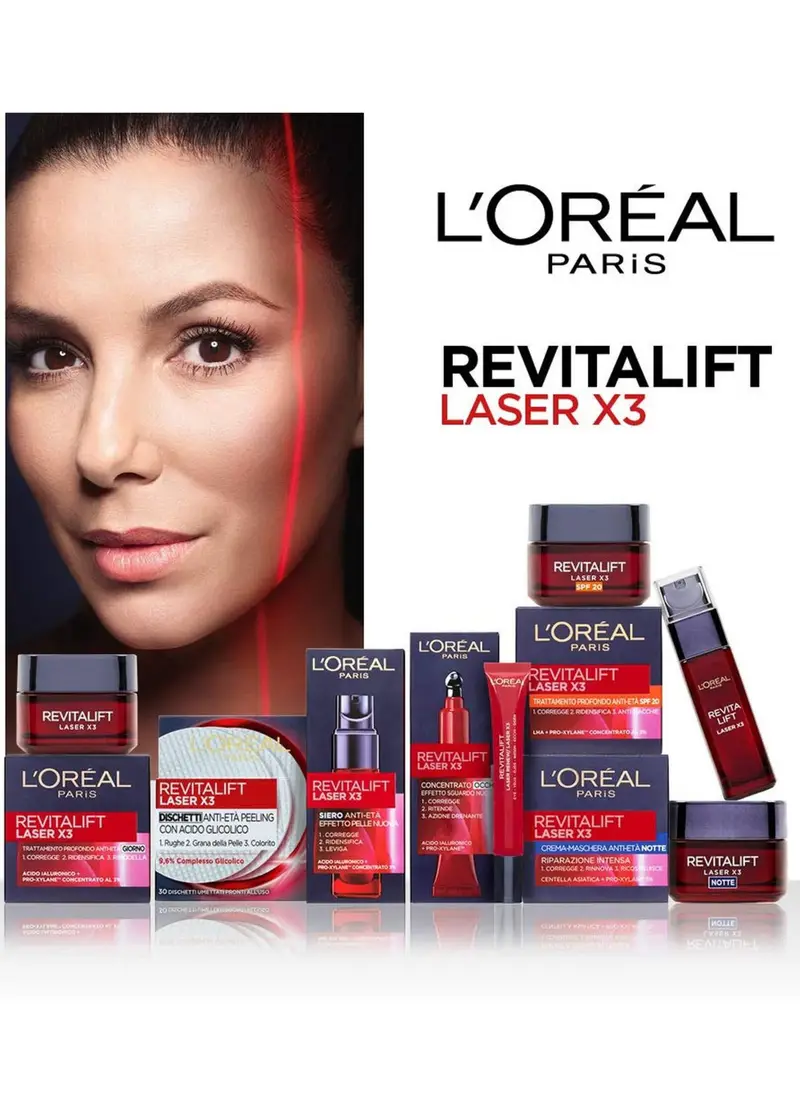 L'OREAL, L'oréal Paris Contorno Occhi Revitalift Laser X3, Azione Antirughe Anti-età Con Acido Ialuronico E Pro-xylane, 15 Ml., Donna, Bianco miniatura 3