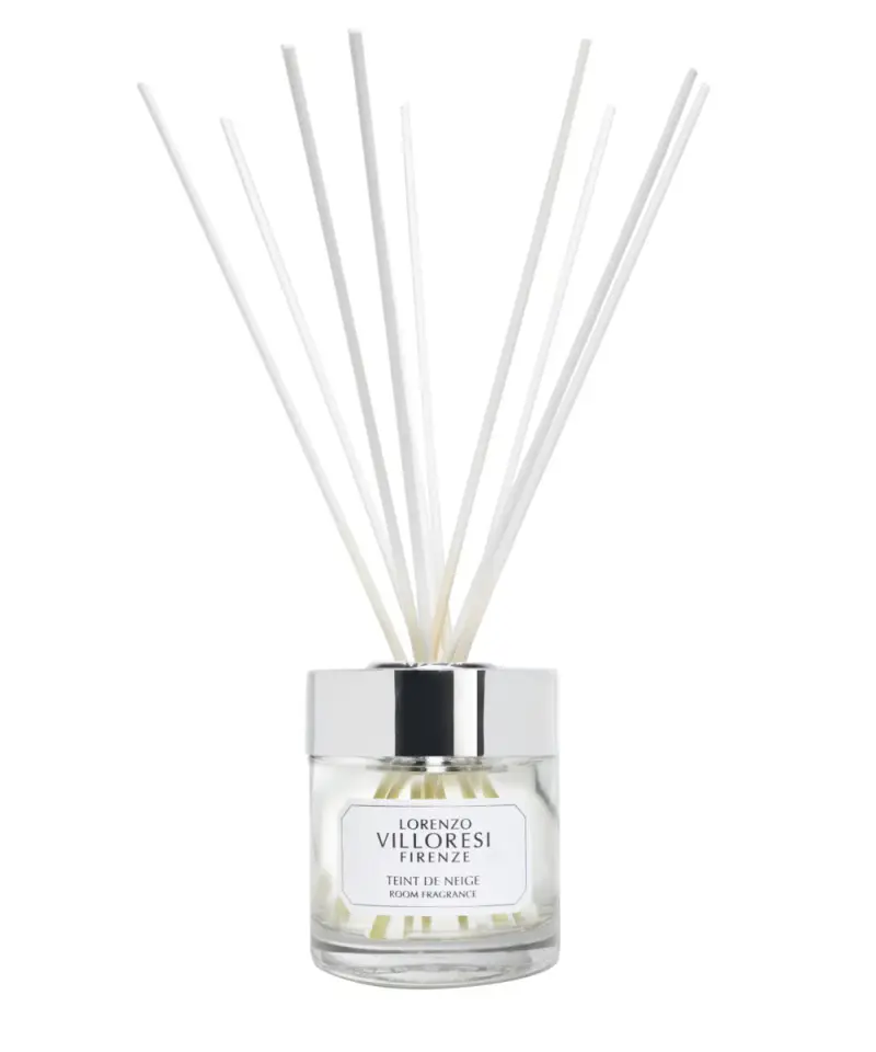 Teint de Neige Room Fragrance 200 ml + 10 bastoncini in rattan