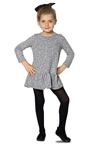 Lores, Collant in tinta unita da bambina, con piedi, opachi, 40 denari, per danza classica (realizzati in Italia) miniatura 2