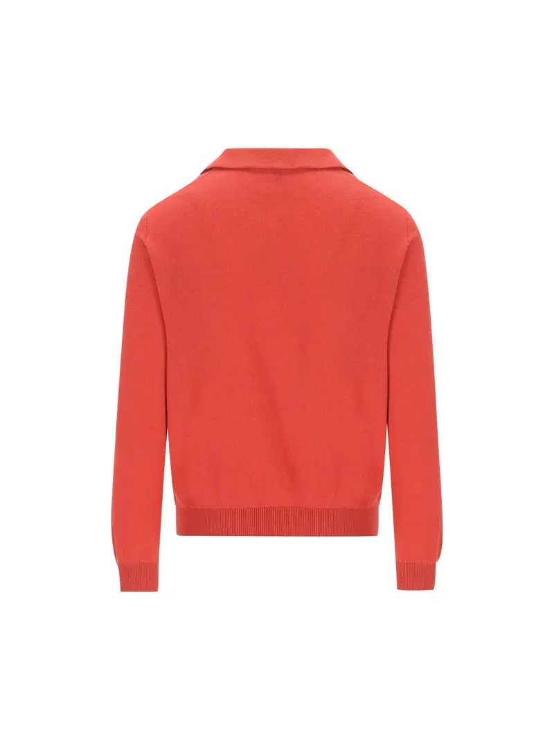 Polo In Cashmere ROSSO miniatura 2